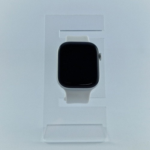 Apple Watch Series 10 GPS, 46mm, Silver, Denim Sport Band, M/L фото товару Apple Watch Series 10 GPS, 46mm, Silver, Denim Sport Band, M/L