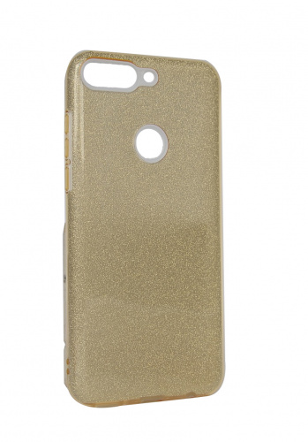 фото товару Накладка Shine 3в1 (PC+TPU) Huawei Y7 Prime (2018) gold (тех.пак)