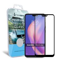 фото товару Захисне скло MakeFuture Xiaomi Mi 8 Lite Full Cover (full glue) Black