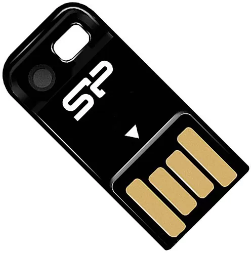 SILICON POWER TOUCH T02 8 Gb black фото товару SILICON POWER TOUCH T02 8 Gb black