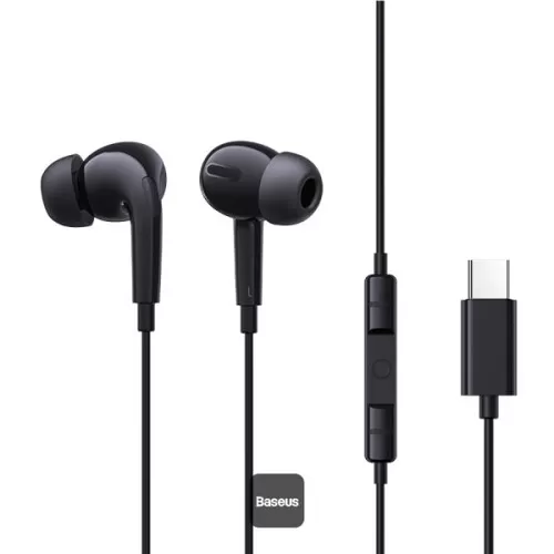 Навушники Baseus Encok CZ18 (Type-C), with mic, Black фото товара Навушники Baseus Encok CZ18 (Type-C), with mic, Black