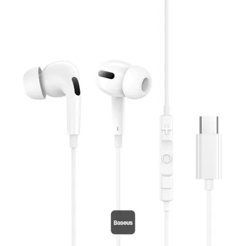Навушники Baseus Encok CZ18 (Type-C), with mic, White фото товара Навушники Baseus Encok CZ18 (Type-C), with mic, White