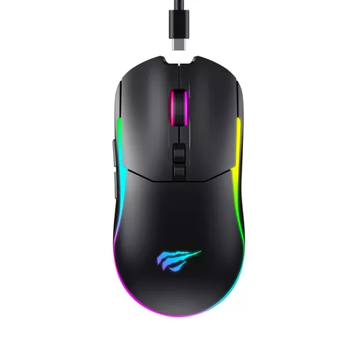 Миша бездротова трьохрежимна HAVIT MS1020WB USB, Black фото товару Миша бездротова трьохрежимна HAVIT MS1020WB USB, Black