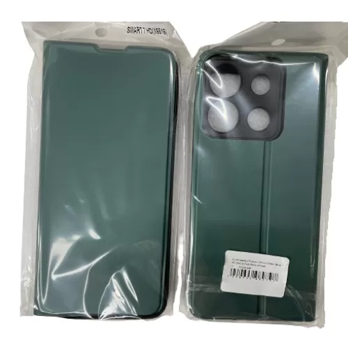 Чохол-книжка Florence Protect Infinix Smart 7 HD (X6516) Dark Green (тех.пак) фото товару Чохол-книжка Florence Protect Infinix Smart 7 HD (X6516) Dark Green (тех.пак)