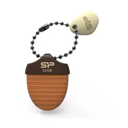 SILICON POWER 16Gb TOUCH T30 Brown фото товару SILICON POWER 16Gb TOUCH T30 Brown