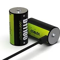 Ак. Verico Loop Energy D/R20 USB Type-С/7400mAh/11100mWh-1.5V/Li-ion 2шт./уп.