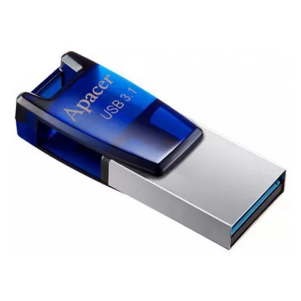 Apacer USB 32Gb AH179 Gen1 Mobile Blue USB 3.1 фото товару Apacer USB 32Gb AH179 Gen1 Mobile Blue USB 3.1