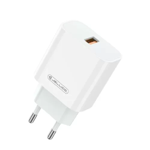 МЗП Jellico AK165 1USB 22.5W + microUSB cable White фото товару МЗП Jellico AK165 1USB 22.5W + microUSB cable White