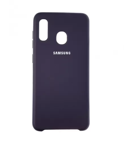 Накладка Silicone Case High Copy Samsung A10s (2019) A107F Dark blue фото товару Накладка Silicone Case High Copy Samsung A10s (2019) A107F Dark blue