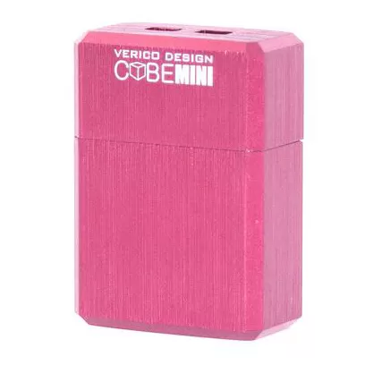Verico USB 4Gb MiniCube Pink фото товару Verico USB 4Gb MiniCube Pink