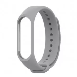 Ремінець для Mi Band 3/Band 4 Light Grey фото товара Ремінець для Mi Band 3/Band 4 Light Grey