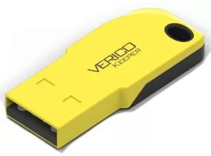 Verico USB 32Gb Keeper Yellow+Black фото товару Verico USB 32Gb Keeper Yellow+Black