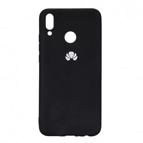 Накладка Silicone Case High Copy Huawei Y6 (2019) Black фото товару Накладка Silicone Case High Copy Huawei Y6 (2019) Black