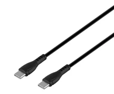 Дата кабель BOROFONE BX51 Type-C to Type-C 60W 1m 5A Black фото товару Дата кабель BOROFONE BX51 Type-C to Type-C 60W 1m 5A Black