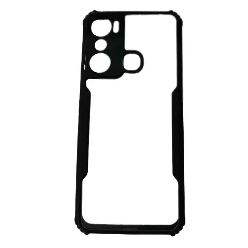 Накладка Florence Colorful Protect Infinix Hot 20i (X665E) Black (тех.пак) фото товару Накладка Florence Colorful Protect Infinix Hot 20i (X665E) Black (тех.пак)