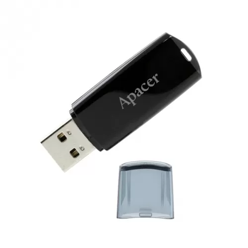 Apacer USB 16Gb AH322 Black фото товару Apacer USB 16Gb AH322 Black