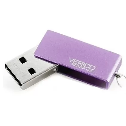 Verico USB 8Gb Rotor Lite Purple фото товару Verico USB 8Gb Rotor Lite Purple