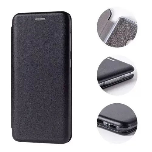 Чохол-книжка Premium Leather Case NEW Samsung A22 5G (A226B) black (тех.пак) фото товару Чохол-книжка Premium Leather Case NEW Samsung A22 5G (A226B) black (тех.пак)