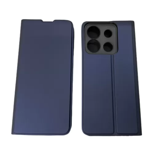 Чохол-книжка Florence Protect Infinix Smart 7 HD (X6516) Dark Blue фото товару Чохол-книжка Florence Protect Infinix Smart 7 HD (X6516) Dark Blue