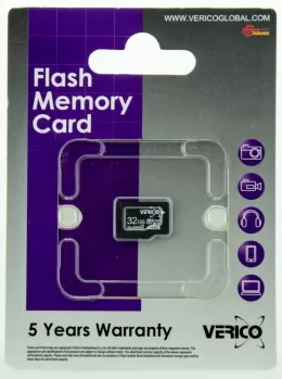 Verico MicroSDHC 32GB Class 6 (card only) фото товару Verico MicroSDHC 32GB Class 6 (card only)
