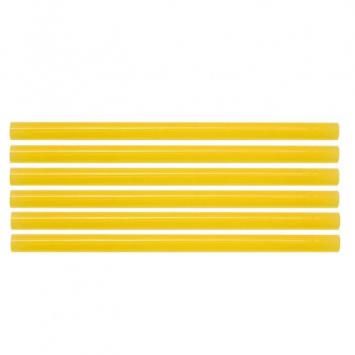 фото товару Стержні клейові, жовті, 11 х 200 мм, в упаковці 6 шт. MTX(9307229)