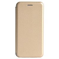 фото товару Чохол-книжка Premium Leather Case Samsung A21 (2020) A215F gold (тех.пак)